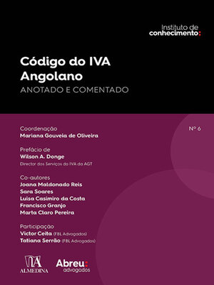 cover image of Código do IVA Angolano--Anotado e Comentado